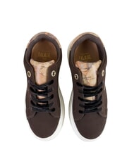 ALVIERO MARTINI PRIMA CLASSE GEO Baskets &agrave; logo marron fonc&eacute;/beige g&eacute;om&eacute;trique - Chaussures Femme - 5