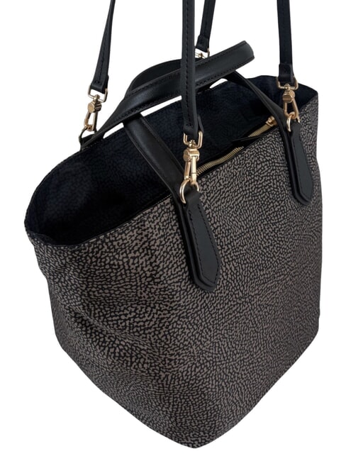 B-ESCAPE Sac &agrave; main avec bandouli&egrave;re goudron/noir - Sacs pour Femme