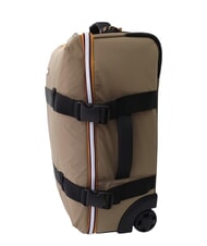 KWAY BLOSSAC  Chariot &agrave; bagages &agrave; main &eacute;tanche vert arm&eacute;e noir pur - Valises cabine - 2