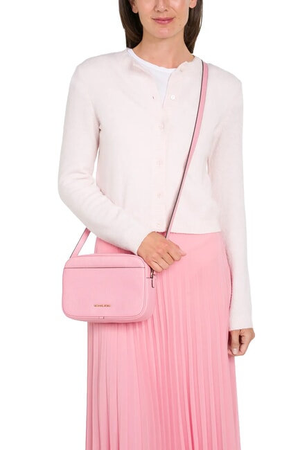 JET SET Sac bandouli&egrave;re en cuir &oelig;illet - Sacs pour Femme