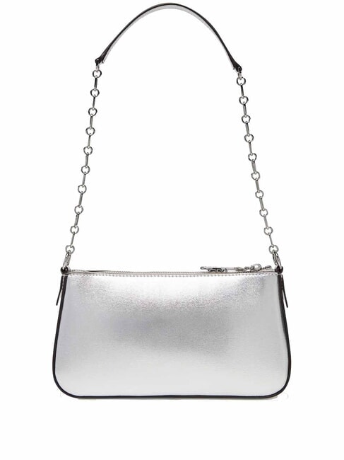 EMPIRE Sac bandouli&egrave;re en cuir argent - Sacs pour Femme