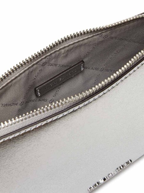 EMPIRE Sac bandouli&egrave;re en cuir argent - Sacs pour Femme