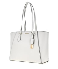 MICHAEL KORS TARYN sac cabas bandouli&egrave;re en cuir blanc - Sacs pour Femme - 3