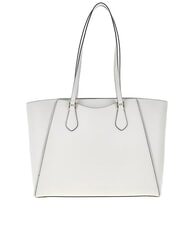 MICHAEL KORS TARYN sac cabas bandouli&egrave;re en cuir blanc - Sacs pour Femme - 4