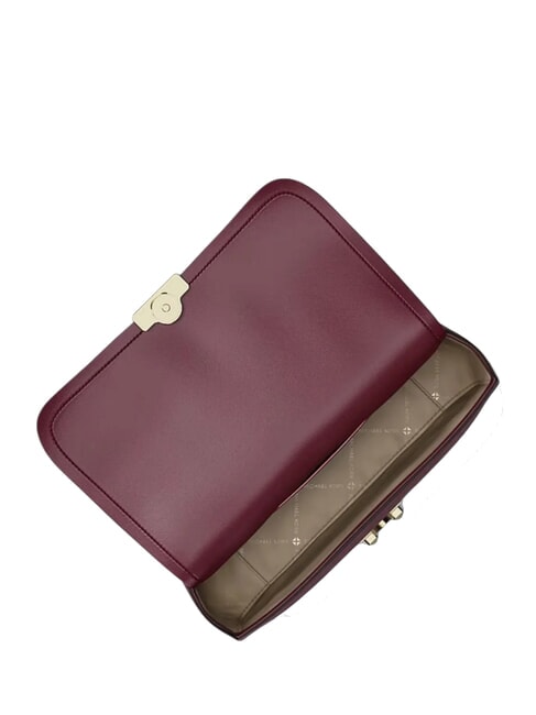 SLOAN Sac bandouli&egrave;re en cuir m&ucirc;re - Sacs pour Femme