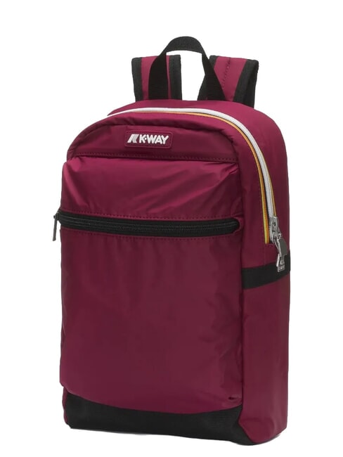MID LAON Sac &agrave; dos en nylon d&eacute;perlant rouge dk - Sacs &agrave; dos pour l'&Eacute;cole & les Loisirs