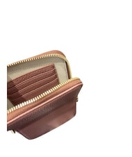 COCCINELLE FLOR Pochette pour iPhone avec bandouli&egrave;re Rose d'hiver - Sacs pour Femme - 3