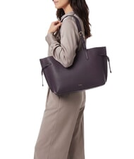 FURLA AVA Sac cabas moyen en cuir floraison hivernale + coton g int. - Sacs pour Femme - 2