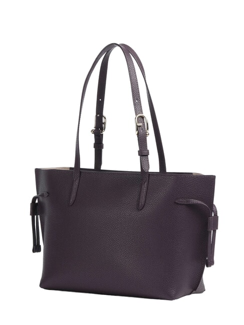 AVA Sac cabas moyen en cuir floraison hivernale + coton g int. - Sacs pour Femme