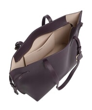 FURLA AVA Sac cabas moyen en cuir floraison hivernale + coton g int. - Sacs pour Femme - 4