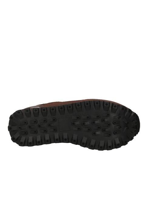 GEO baskets montantes marron fonc&eacute;/beige g&eacute;om&eacute;trique - Chaussures Femme