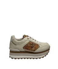 ALVIERO MARTINI PRIMA CLASSE GEO Baskets blanc cass&eacute;/beige g&eacute;o - Chaussures Femme - 3