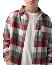 LEVI'S BUFFALO chemise en flanelle &agrave; manches longues poire rouge - chemises pour enfants - 3