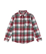 LEVI'S BUFFALO chemise en flanelle &agrave; manches longues poire rouge - chemises pour enfants - 4