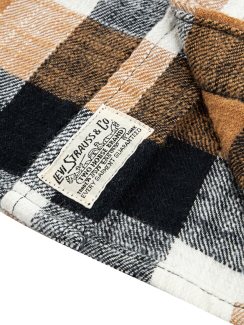 BUFFALO chemise en flanelle &agrave; manches longues noir de jais - chemises pour enfants