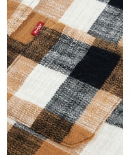 LEVI'S BUFFALO chemise en flanelle &agrave; manches longues noir de jais - chemises pour enfants - 4