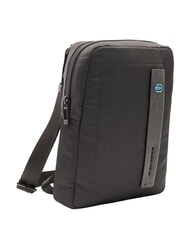 PIQUADRO P16 Sac en cuir mixte, support pour iPad CHEVRON / NOIR - Sacs en Bandouli&egrave;res pour Homme - 2