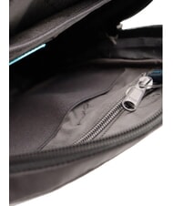 PIQUADRO P16 Sac en cuir mixte, support pour iPad CHEVRON / NOIR - Sacs en Bandouli&egrave;res pour Homme - 6