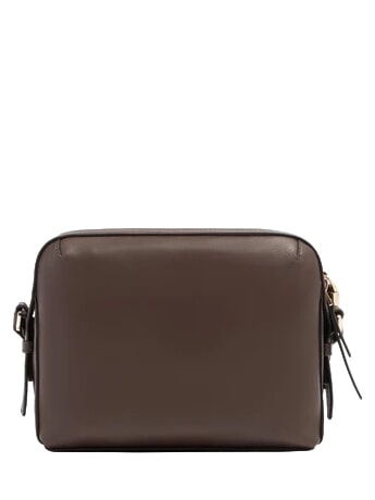 CIRCLE sac d'&eacute;paule daim noyer fonc&eacute; - Sacs pour Femme