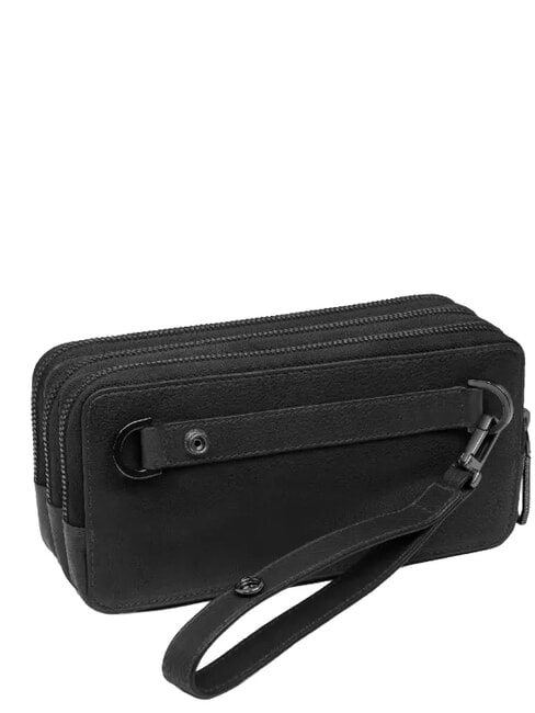 CRONUS Pochette avec porte-cartes et dragonne Noir - Sacs pour Femme
