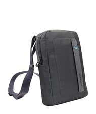 PIQUADRO P16 Sac en cuir mixte, support pour iPad chevron bleu - Sacs en Bandouli&egrave;res pour Homme - 2