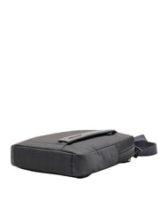 PIQUADRO P16 Sac en cuir mixte, support pour iPad chevron bleu - Sacs en Bandouli&egrave;res pour Homme - 4