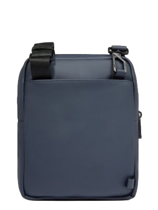WOLLEM Sac en tissu caoutchout&eacute; bleu - Sacs en Bandouli&egrave;res pour Homme