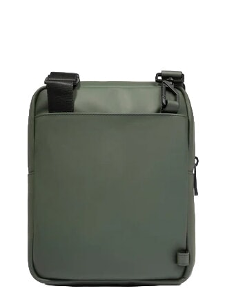 WOLLEM Sac en tissu caoutchout&eacute; VERT - Sacs en Bandouli&egrave;res pour Homme