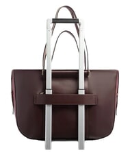 PIQUADRO CIRCLE  bordeaux/rose - Sacs pour Femme - 3
