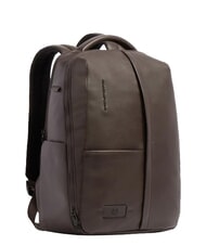 PIQUADRO RUSSEL Sac &agrave; dos en cuir pour ordinateur portable 15,6" - Sacs &agrave; dos pour ordinateur portable