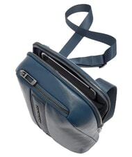 PIQUADRO W143 Sac pour iPad mini bleu - Sacs en Bandouli&egrave;res pour Homme - 5