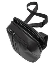 PIQUADRO W143 Sac pour iPad mini Noir - Sacs en Bandouli&egrave;res pour Homme - 5