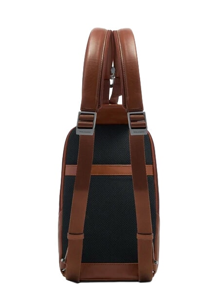 VICTOR Sac &agrave; dos en cuir &agrave; une bandouli&egrave;re CUIR - Sacs &agrave; dos pour ordinateur portable