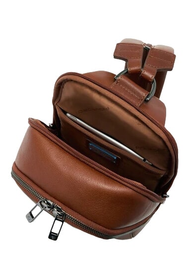VICTOR Sac &agrave; dos en cuir &agrave; une bandouli&egrave;re CUIR - Sacs &agrave; dos pour ordinateur portable