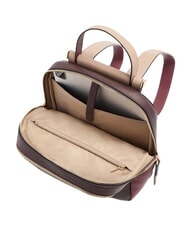 PIQUADRO CIRCLE Sac &agrave; dos en cuir bordeaux/rose - Sacs pour Femme - 4