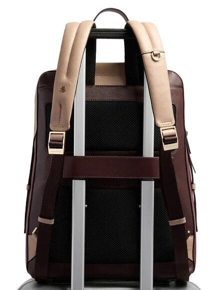 CIRCLE Sac &agrave; dos pour ordinateur portable 15,6 pouces bordeaux/rose - Sacs pour Femme