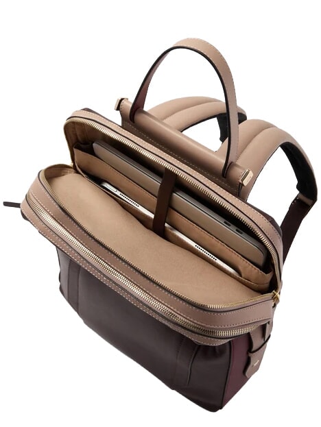 CIRCLE Sac &agrave; dos pour ordinateur portable 15,6 pouces bordeaux/rose - Sacs pour Femme