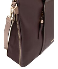 PIQUADRO CIRCLE Sacoche pour ordinateur portable 14" en cuir bordeaux/rose - Porte Documents Travail - 5