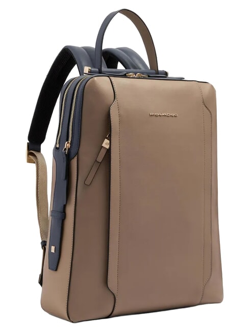 CIRCLE Sac &agrave; dos pour ordinateur portable 15,6 pouces gris tourterelle/bleu - Sacs pour Femme