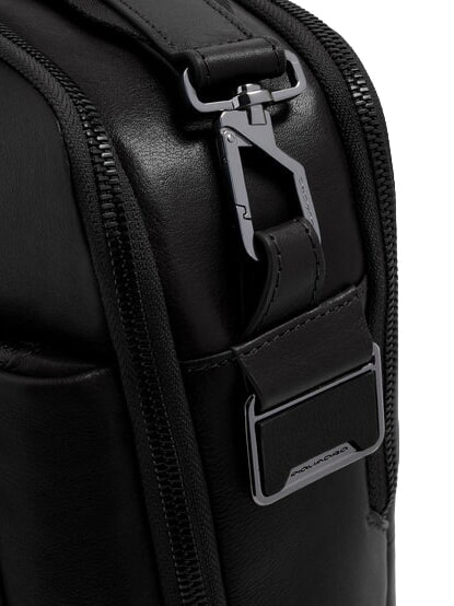 W143 &Eacute;tui en cuir pour ordinateur portable 15,6 pouces Noir - Porte Documents Travail