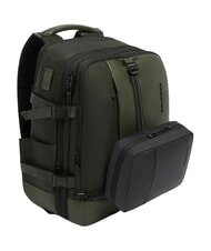 PIQUADRO W145 Sac &agrave; dos de voyage avec support pour ordinateur portable de 15,6 pouces VERT - Sacs &agrave; dos pour l'&Eacute;cole & les Loisirs - 3
