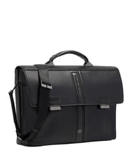 PIQUADRO W143 &Eacute;tui pour ordinateur portable 15,6 pouces Noir - Porte Documents Travail - 2