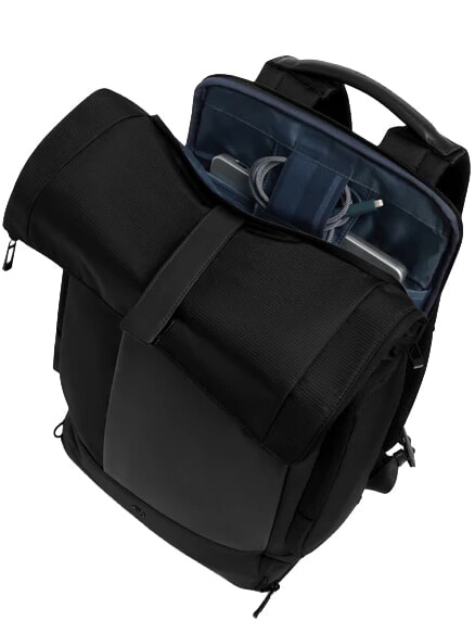 W145 Sac &agrave; dos &agrave; enroulement pour ordinateur portable de 15,6 pouces Noir - Sacs &agrave; dos pour l'&Eacute;cole & les Loisirs