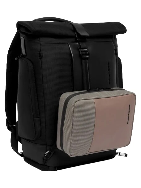 W145 Sac &agrave; dos &agrave; enroulement pour ordinateur portable de 15,6 pouces Noir - Sacs &agrave; dos pour l'&Eacute;cole & les Loisirs