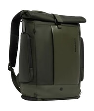 PIQUADRO W145 Sac &agrave; dos &agrave; enroulement pour ordinateur portable de 15,6 pouces VERT - Sacs &agrave; dos pour l'&Eacute;cole & les Loisirs - 2