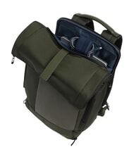 PIQUADRO W145 Sac &agrave; dos &agrave; enroulement pour ordinateur portable de 15,6 pouces VERT - Sacs &agrave; dos pour l'&Eacute;cole & les Loisirs - 4