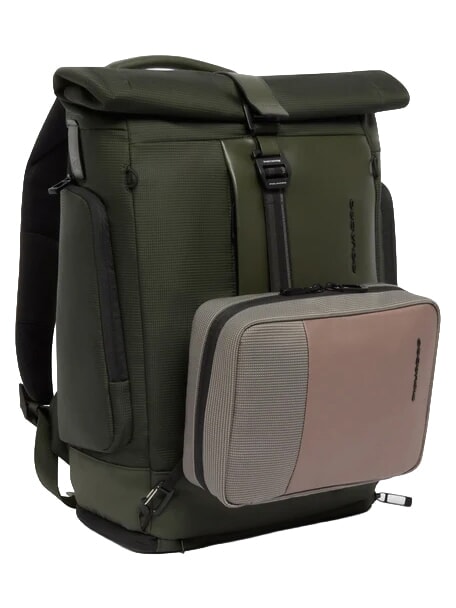 W145 Sac &agrave; dos &agrave; enroulement pour ordinateur portable de 15,6 pouces VERT - Sacs &agrave; dos pour l'&Eacute;cole & les Loisirs