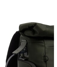 PIQUADRO W145 Sac &agrave; dos &agrave; enroulement pour ordinateur portable de 15,6 pouces VERT - Sacs &agrave; dos pour l'&Eacute;cole & les Loisirs - 8