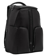 PIQUADRO W143 Sac &agrave; dos de voyage et support pour ordinateur portable 14 pouces Noir - Sacs &agrave; dos pour l'&Eacute;cole & les Loisirs - 2