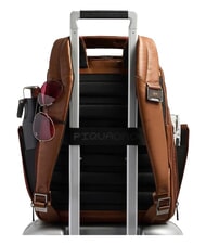 PIQUADRO W143 Sac &agrave; dos de voyage et support pour ordinateur portable 14 pouces CUIR - Sacs &agrave; dos pour l'&Eacute;cole & les Loisirs - 3
